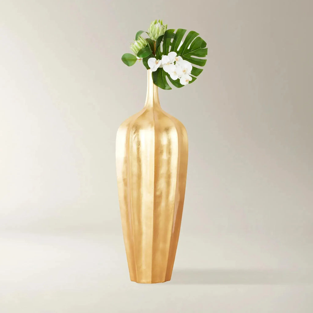 Z Gallerie Accolade Vase Home Decor Accessory Decorative Gold Floral Flowers Design Decoration Modern Plant Vase Luxurious Centerpieces Vases,summerwins