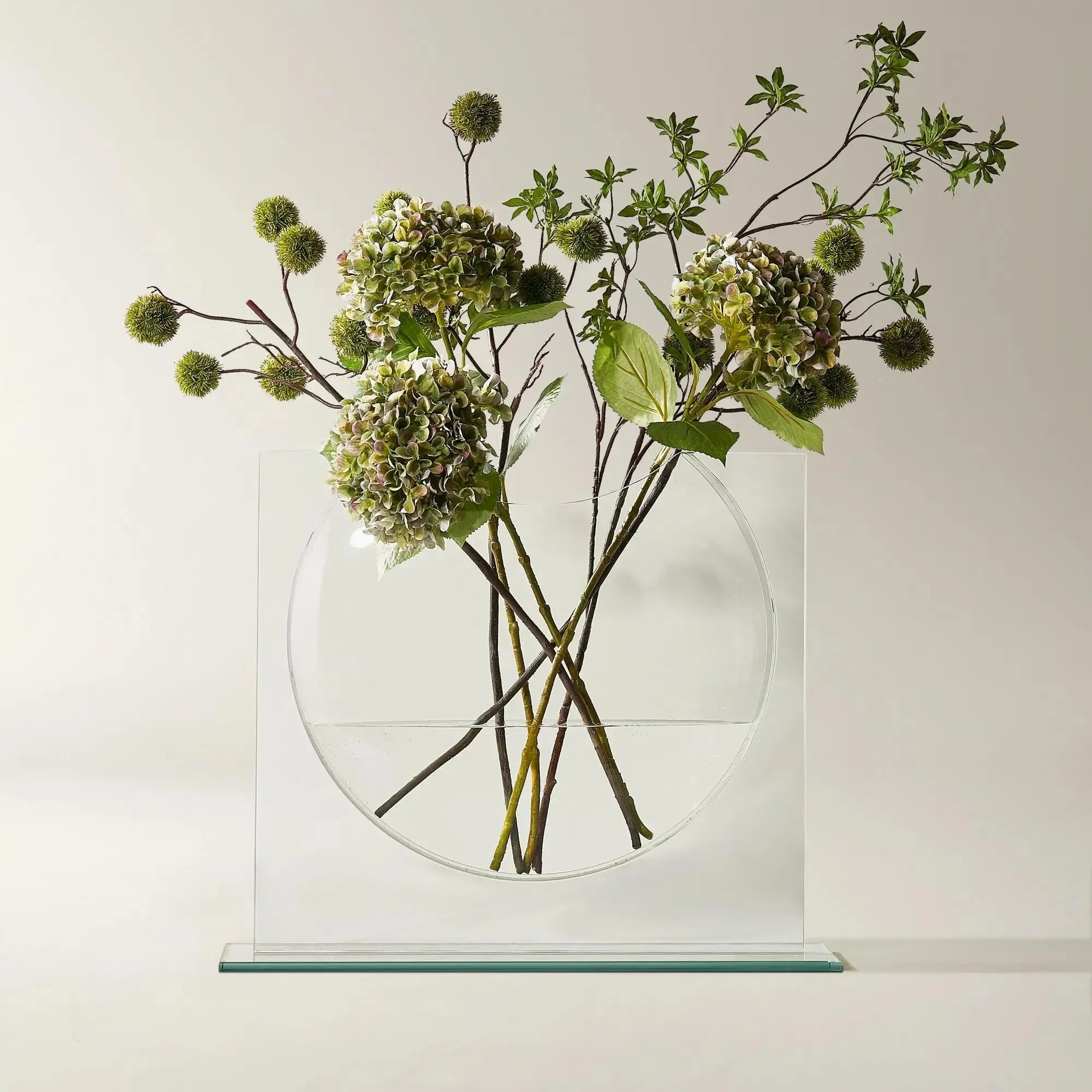 Z Gallerie Smooth Glass Ellipse Vase - Charcoal Floral Home Accessories, House Decor, Living Room Decorations, Functional Dining Table Centerpiece,summerwins