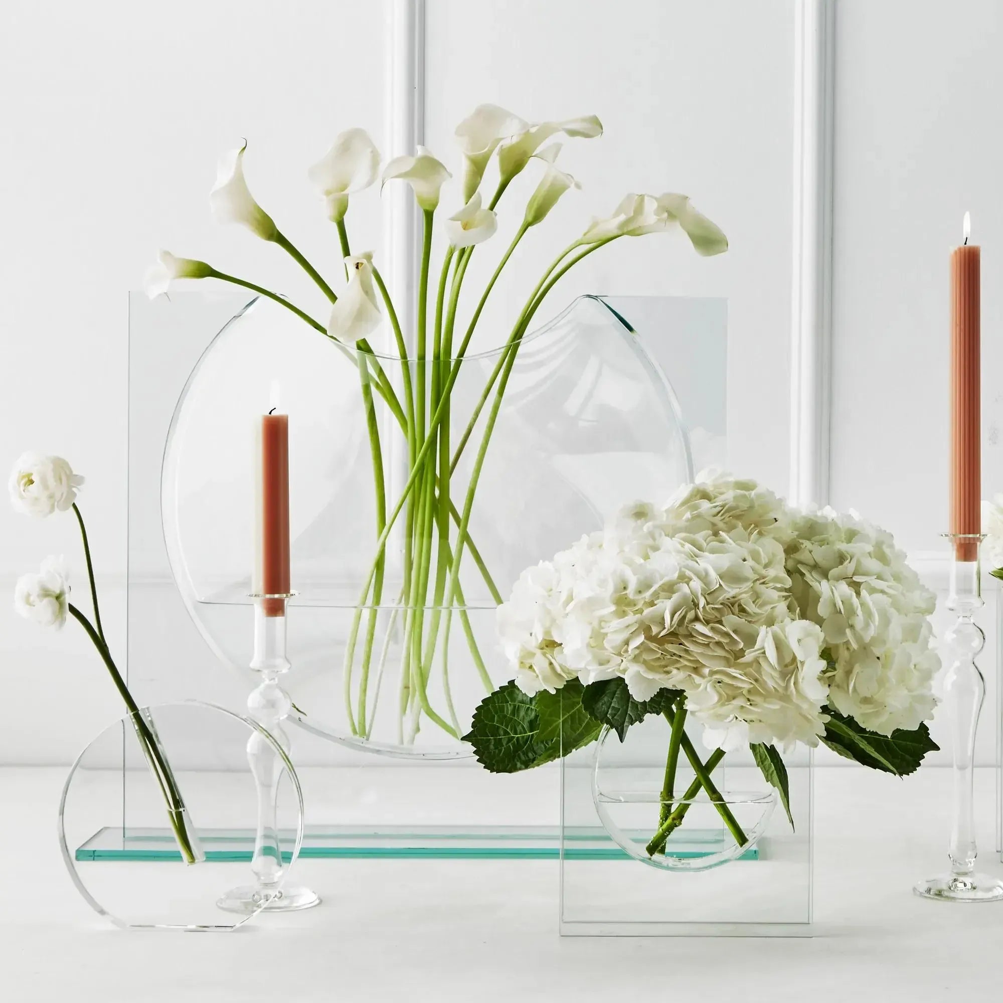 Z Gallerie Smooth Glass Ellipse Vase - Charcoal Floral Home Accessories, House Decor, Living Room Decorations, Functional Dining Table Centerpiece,summerwins