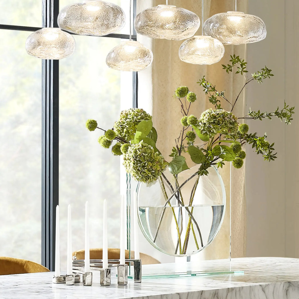 Z Gallerie Smooth Glass Ellipse Vase - Charcoal Floral Home Accessories, House Decor, Living Room Decorations, Functional Dining Table Centerpiece,summerwins