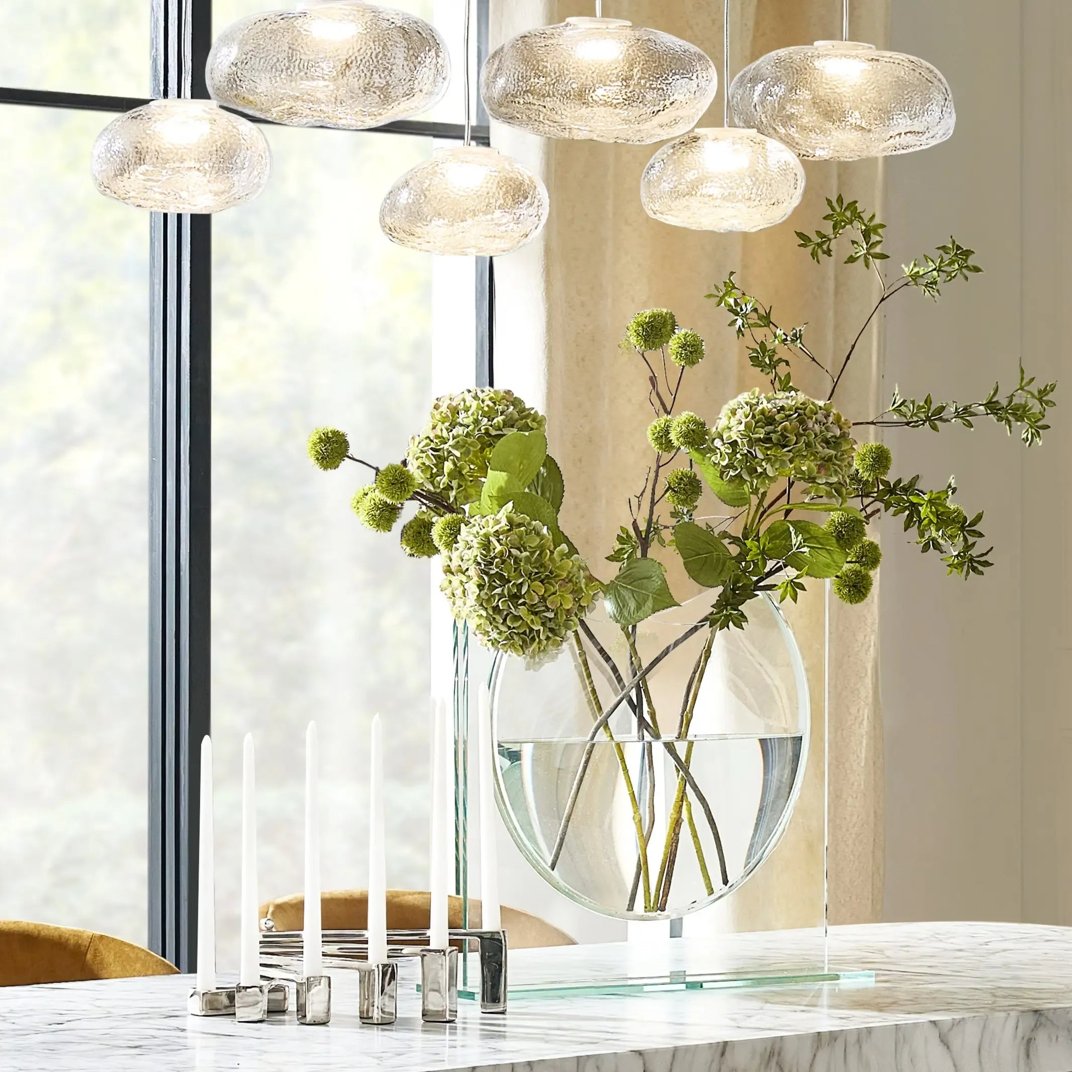 Z Gallerie Smooth Glass Ellipse Vase - Charcoal Floral Home Accessories, House Decor, Living Room Decorations, Functional Dining Table Centerpiece,summerwins