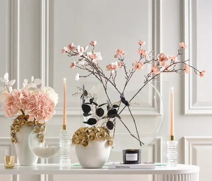 Z Gallerie Smooth Glass Ellipse Vase - Charcoal Floral Home Accessories, House Decor, Living Room Decorations, Functional Dining Table Centerpiece,summerwins