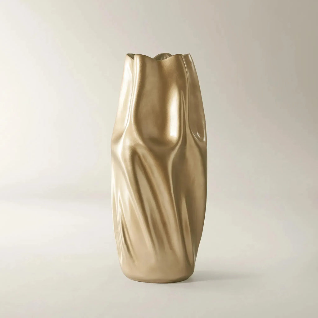 Z Gallerie Miel Floor Vase Home Decor Accessory Home Decoration Flower Vase Modern Ceramic Vase Gold Vase Resin Vase