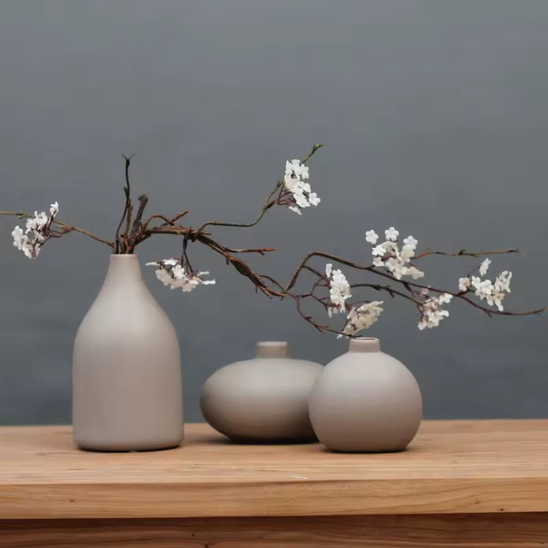 Modern Chinese Retro Style Ceramic Vase - Arts & Crafts Flowerpot Home Decorative Accessory