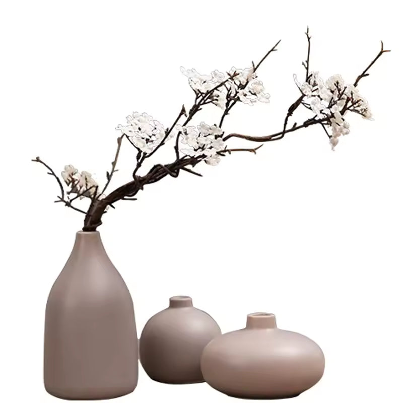 Modern Chinese Retro Style Ceramic Vase - Arts & Crafts Flowerpot Home Decorative Accessory