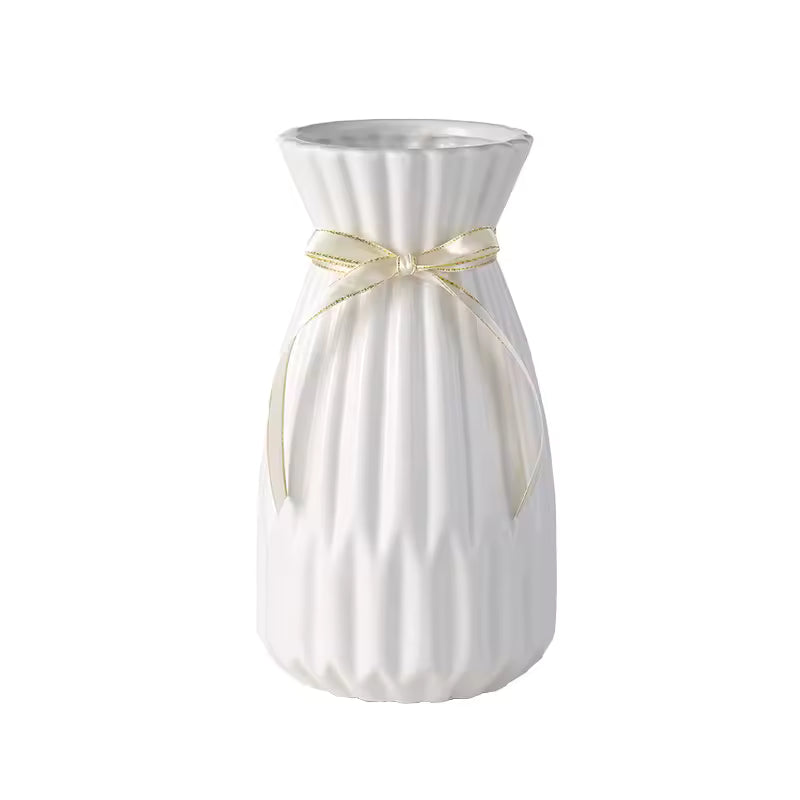 Nordic Simple Ceramic Vase Table Ornament Flower Pot Hydroponic Systems Wedding Living Room Home Decoration Accessories
