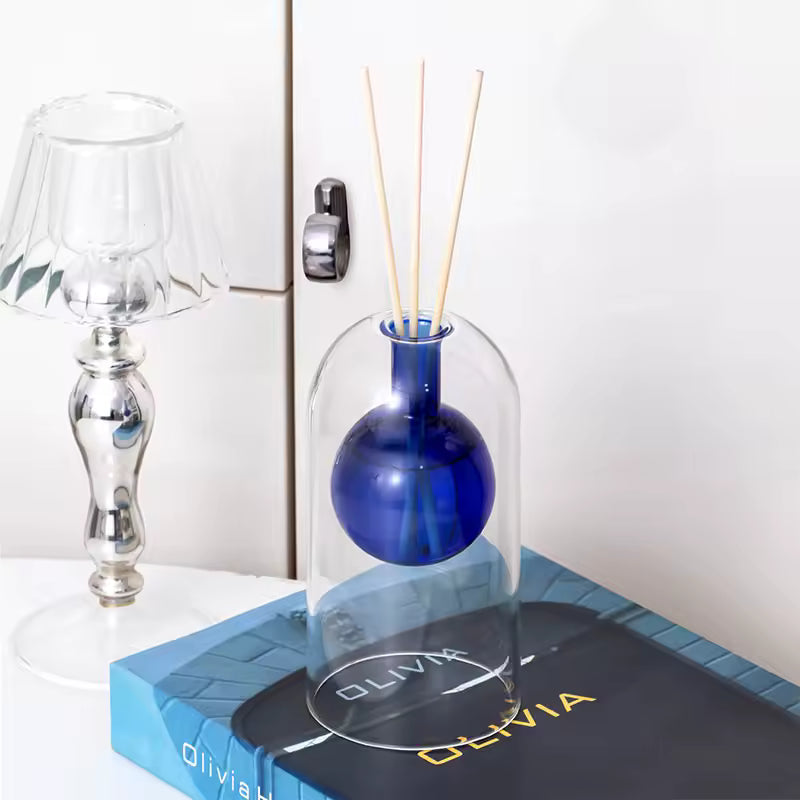 Creative Glass Vase Colorful High Borosilicate Glass Flower Bottle Terrarium Hydroponic Systems Home Decoration Accessories