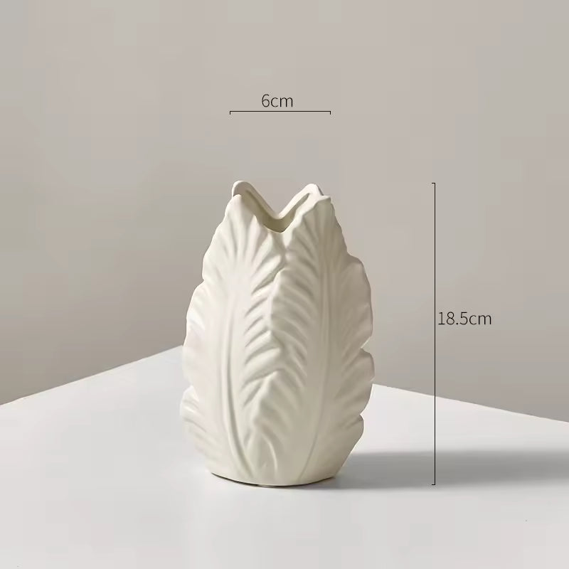 Vintage Minimalist Ceramic Vase Decoration Living Room Dining Table Flower Pot Home Accessories