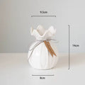 French Cream Style Ceramic Vase Ornament Hydroponic Fresh Flowers Terrarium Living Room Wedding Home Decoration Accessories