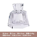 Light Luxury Crystal Glass Vase Transparent Dried Flowers Bottle Clear Vases Modern Home Decoration Accessory