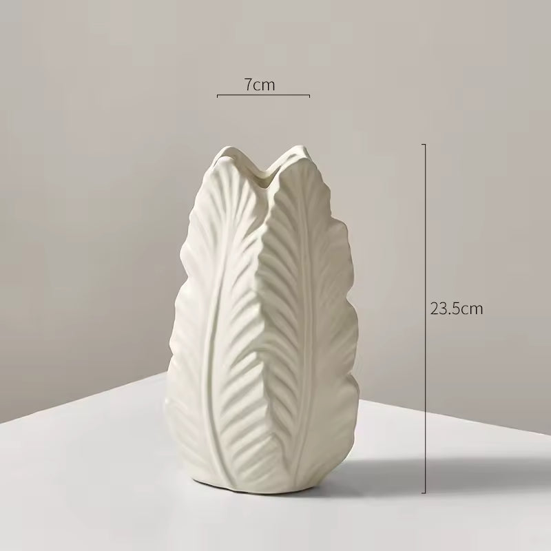 Vintage Minimalist Ceramic Vase Decoration Living Room Dining Table Flower Pot Home Accessories